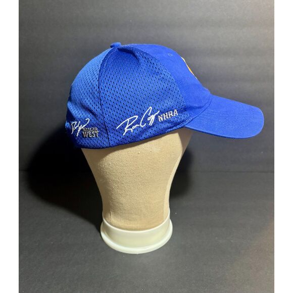 NAPA Racing Hat Blue Mesh Adjustable Cap NASCAR Cup NHRA IndyCar Outlaws - Picture 4 of 5